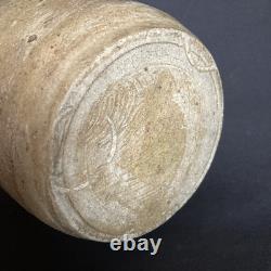 Studio Pottery Stoneware Bottle Vase Japanese vintage antique original