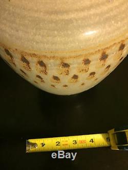 Studio Pottery Vase Oxide Design Stoneware Vintage Glaze Marked and Signed 9