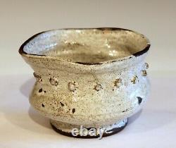 Studio Pottery Vintage Chawan Tea Bowl Ceremony Wabi Sabi Zen Japanese Shino