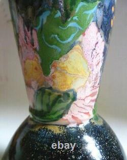 Studio Pottery Vintage Stoneware Decorative LAMP BASE. Tchalenko, Dartington Era