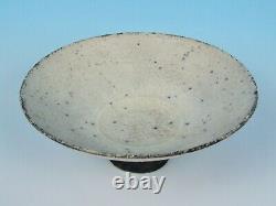 Stunning Robin Welch Vintage Studio Pottery Raku Style Footed Flared Bowl Look