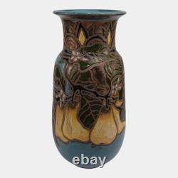 Sunstone Studio Vintage Art Pottery Yellow Floral Motif Vase Eleanor Murphey