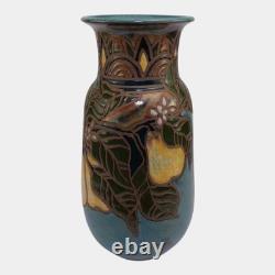 Sunstone Studio Vintage Art Pottery Yellow Floral Motif Vase Eleanor Murphey Sunstone Studio Vintage Art Pottery Yellow Floral Motif Vase Eleanor Murphey