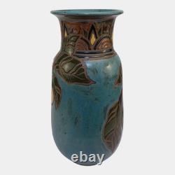 Sunstone Studio Vintage Art Pottery Yellow Floral Motif Vase Eleanor Murphey