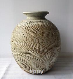 Superb Vintage David LaPierre Studio Art Pottery Vase SIGNED