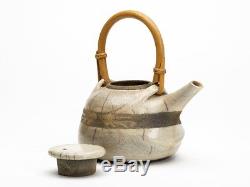 Superb Vintage Raku Studio Pottery Teapot Edith Holt C. 1971