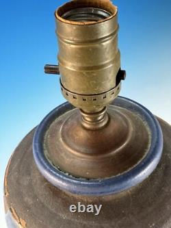 Superb Vintage Studio Pottery Table Lamp Mid Century Modern MAYHER Stoneware