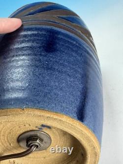 Superb Vintage Studio Pottery Table Lamp Mid Century Modern MAYHER Stoneware