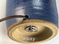 Superb Vintage Studio Pottery Table Lamp Mid Century Modern MAYHER Stoneware