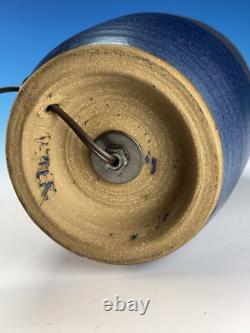 Superb Vintage Studio Pottery Table Lamp Mid Century Modern MAYHER Stoneware