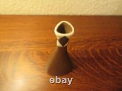 Swedish MCM Stoneware Gustavsberg, Karin Björquist, Farsta Studio Bud Vase