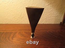 Swedish MCM Stoneware Gustavsberg, Karin Björquist, Farsta Studio Bud Vase