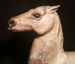 THE APPALOOSA HORSE vtg McCoy studio art pottery sculpture usa zanesville statue