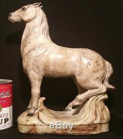 THE APPALOOSA HORSE vtg McCoy studio art pottery sculpture usa zanesville statue