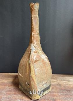TOMAS COLLINS studio ceramic vase 15 tall. Signed 2001