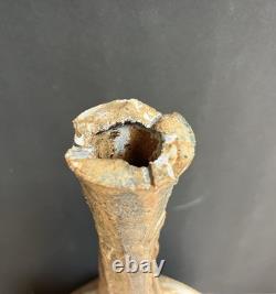 TOMAS COLLINS studio ceramic vase 15 tall. Signed 2001
