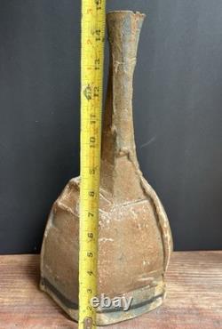 TOMAS COLLINS studio ceramic vase 15 tall. Signed 2001