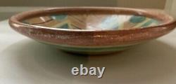 TS Post Pottery Serving, Centerpiece Bowl 12 Inches Vintage 1989