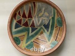 TS Post Pottery Serving, Centerpiece Bowl 12 Inches Vintage 1989