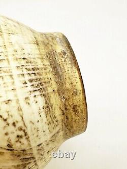 T & S Harlander Studio Art Pottery Vase Etched Four Women Design Vintage Canada