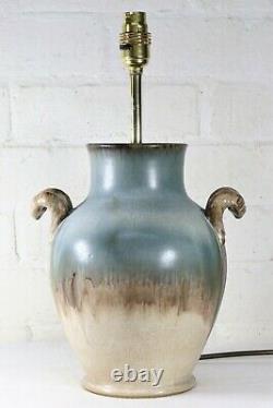 Table Lamp A Vintage English Studio Pottery Lamp Mid Century Era