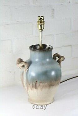Table Lamp A Vintage English Studio Pottery Lamp Mid Century Era