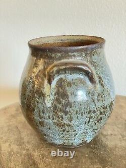 Tanghetti Vintage 1976 North Carolina Art Studio Pottery Small Urn Crock