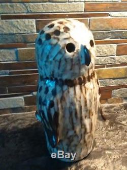 Tommy Kakinuma Canadian Studio Art Pottery Owl Sculpture Vtg