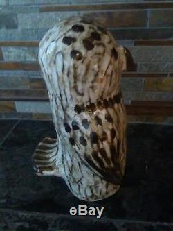 Tommy Kakinuma Canadian Studio Art Pottery Owl Sculpture Vtg