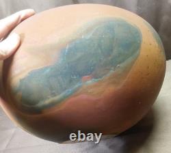 Tony Evans Large Raku Ceramic Studio Art Pottery Vase #768 Vintage