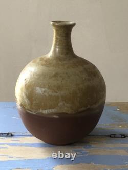 Treimane Val David Studio Pottery Vase Signed Quebec Vintage