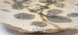 Two Vintage JANET ROTHWOMAN 1960's Studio Art Pottery Plates Abstract
