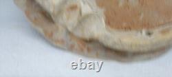 Two Vintage JANET ROTHWOMAN 1960's Studio Art Pottery Plates Abstract