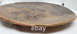 Two Vintage JANET ROTHWOMAN 1960's Studio Art Pottery Plates Abstract