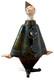 Ueli Schmutz Swiss Studio Stoneware Art Pottery Sculpture Mime Figure Vtg Mcm