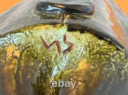 Ueli Schmutz Swiss Studio Stoneware Art Pottery Sculpture Mime Figure Vtg Mcm