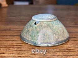 Unique RARE Vintage Dianne Searle Signed Studio Pottery Tea Set Turquoise Glaze