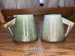 Unique RARE Vintage Dianne Searle Signed Studio Pottery Tea Set Turquoise Glaze