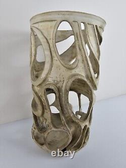 Unique Vintage Original Illegibly Signed Abstract Clay Studio Pottery Sculpture