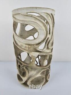 Unique Vintage Original Illegibly Signed Abstract Clay Studio Pottery Sculpture