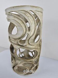 Unique Vintage Original Illegibly Signed Abstract Clay Studio Pottery Sculpture