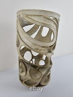 Unique Vintage Original Illegibly Signed Abstract Clay Studio Pottery Sculpture