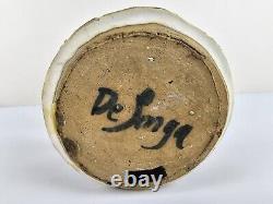 Unique Vintage Original Illegibly Signed Abstract Clay Studio Pottery Sculpture