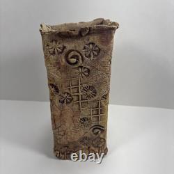 Unique Vintage Whimsical Art Studio Pottery Porcelain Vase By Linda Bernard MD