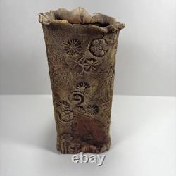 Unique Vintage Whimsical Art Studio Pottery Porcelain Vase By Linda Bernard MD