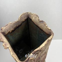 Unique Vintage Whimsical Art Studio Pottery Porcelain Vase By Linda Bernard MD