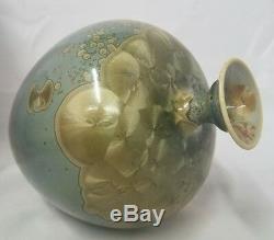 VINTAGE CRYSTALLINE Studio Art Signed Pottery Vase California