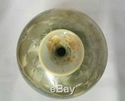 VINTAGE CRYSTALLINE Studio Art Signed Pottery Vase California