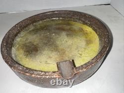 VINTAGE MCM STUDIO Cigar Ashtray Art Pottery Made In ITALY