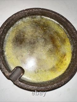 VINTAGE MCM STUDIO Cigar Ashtray Art Pottery Made In ITALY